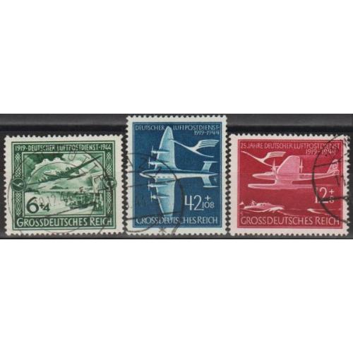 1944 - Рейх - 25 років авіапошти Mi.866-68 _6,0 €