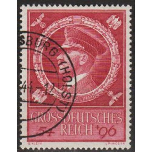 1944 - Рейх - 55 років Гітлера Mi.887 _4,0 € _гаш