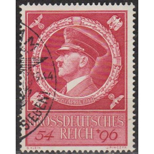 1944 - Рейх - 55 років Гітлера Mi.887 _4,0 € - Спец.погаш