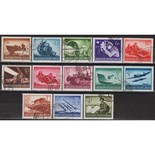 1944 - Рейх - День Вермахту Mi.873-85  _24,0 €