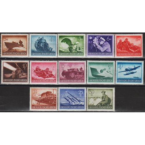 1944 - Рейх - День Вермахту Mi.873-85 *