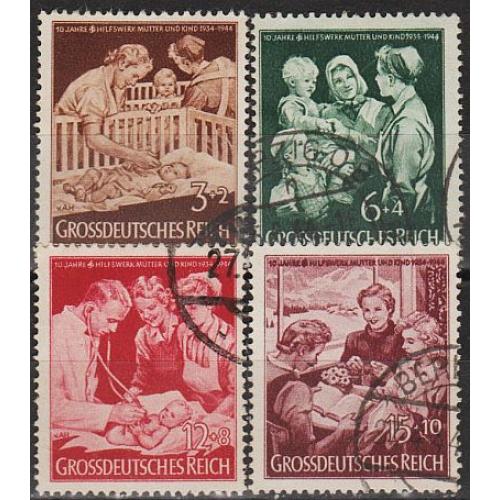 1944 - Рейх - Допомога матері Mi.869-72 _4,0 €