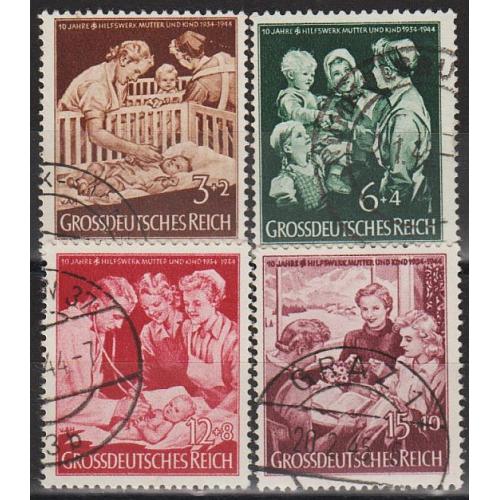 1944 - Рейх - Допомога матері Mi.869-72  _4,0 €