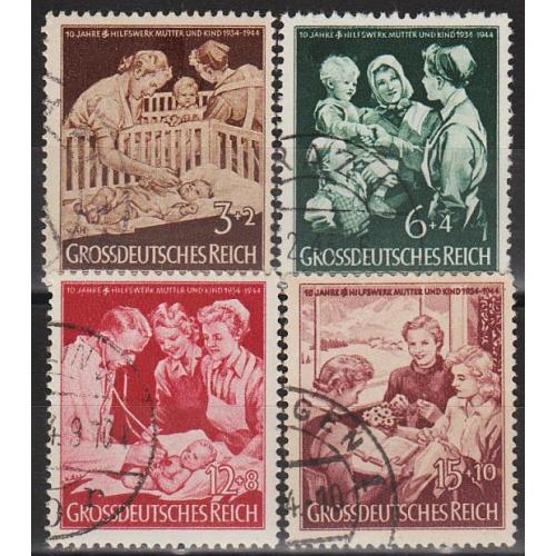 1944 - Рейх - Допомога матері Mi.869-72  _4,0 €