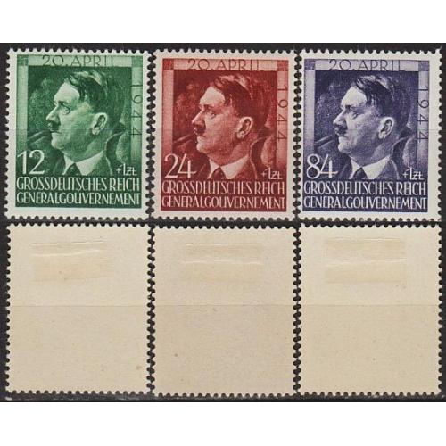  1944 - Рейх - GG - 55 років Гітлера Mi.117-19 *