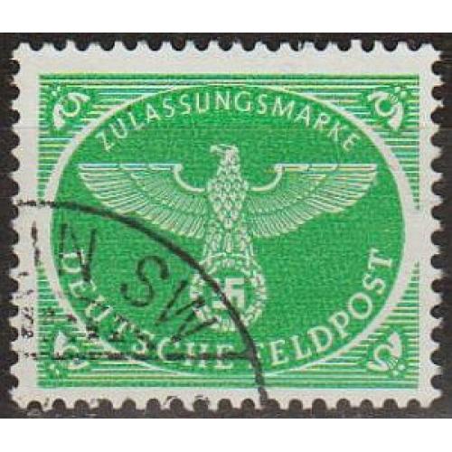 1944 - Рейх - Польова пошта Mi.4 _2.50 € _гаш