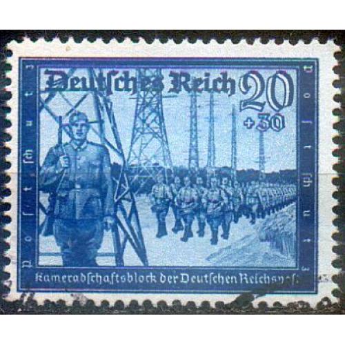 1944 - Рейх - Пошта Німеччини 20 Mi.892 _гаш