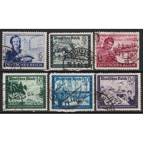 1944 - Рейх - Пошта Німеччини Mi.888-93 _гаш _7,50 €