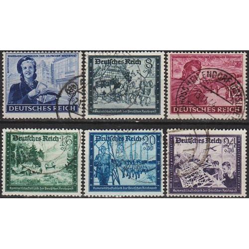1944 - Рейх - Пошта Німеччини Mi.888-93 _гаш