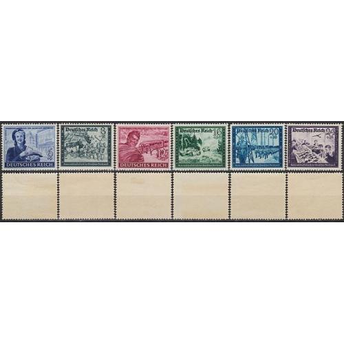 1944 - Рейх - Пошта Німеччини Mi.888-93 **