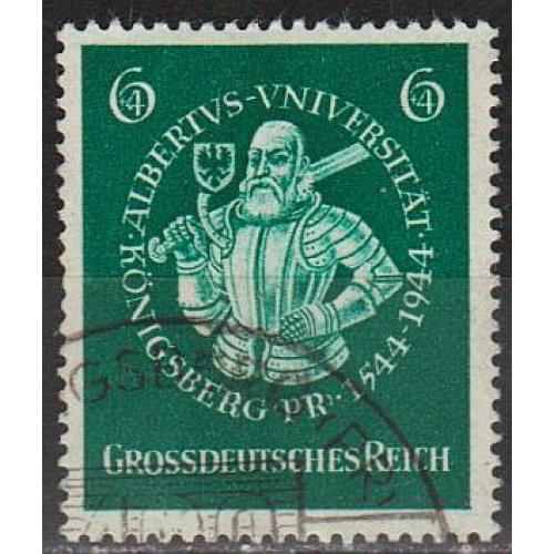 1944 - Рейх - Университет Кенигсберга Mi.896 _гаш _1.60 €