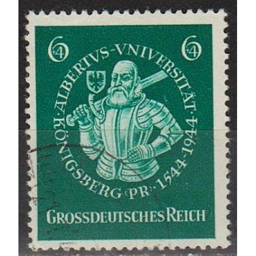 1944 - Рейх - Университет Кенигсберга Mi.896 _гаш _1.60 €