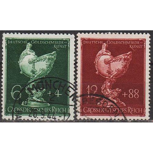 1944 - Рейх - Ювелірне мистецтво Mi.902-03  _гаш