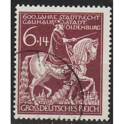 1945 - Рейх - 600 років Ольденбургу Mi.907 _1.60 € _гаш