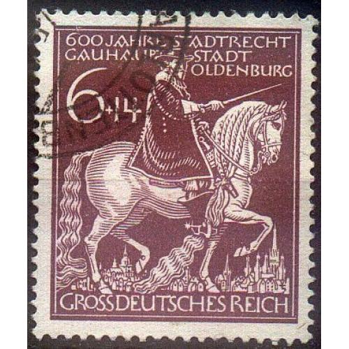 1945 - Рейх - 600 років Ольденбургу Mi.907 _1.60 € _гаш
