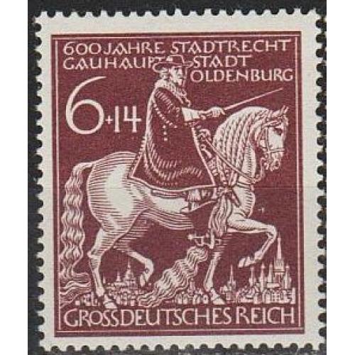 1945 - Рейх - 600 років Ольденбургу Mi.907 (*)