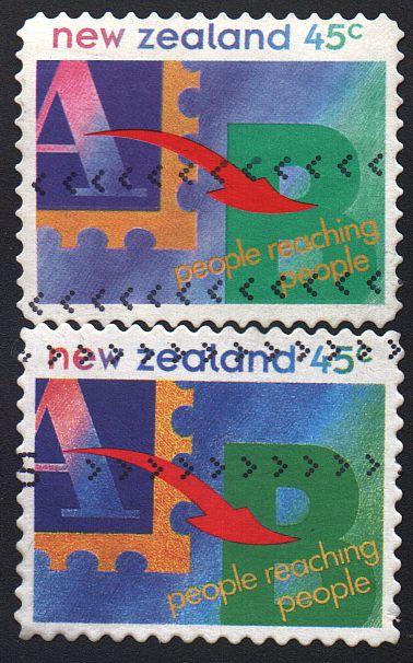 1994 - Новая Зеландия - Стандарт - Mi.1365 I - II