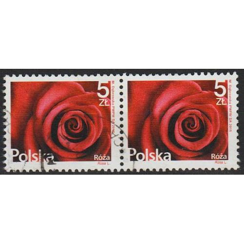 2015 - Польша - Стандарт - Роза - ПАРА Mi.4789 _6.80 EU