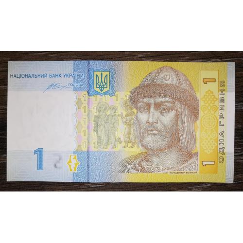 1 гривня 2014 UNC Гонтарева Серія УА, нечаста. UNC