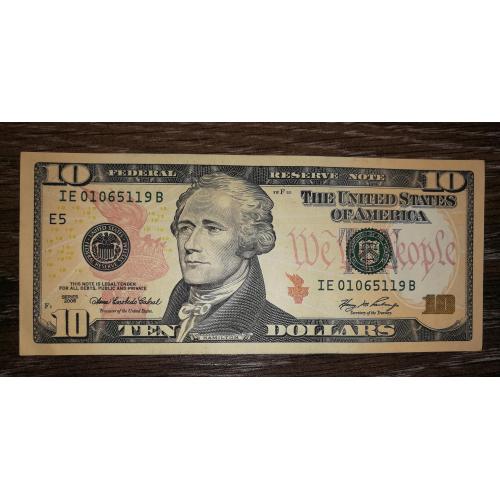 10 доларів США 2006 E5 - Richmond Річмонд Вірджинія. FW