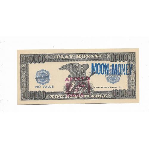 100000 Лунные деньги Apollo NASA США