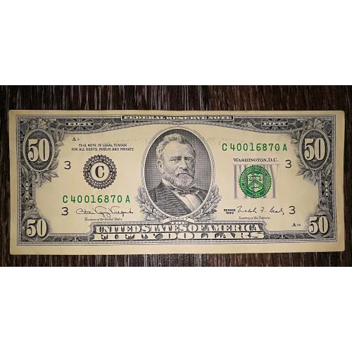 50 доларів 1990 США Philadelphia PA