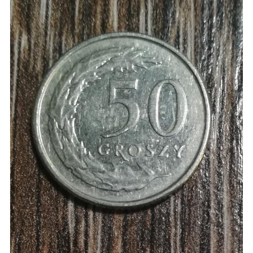 50 грошів 2019 Польща.