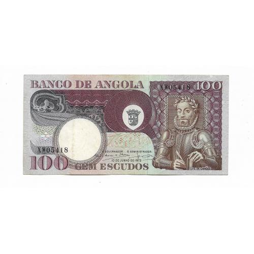 Ангола 100 эскудо 10 июня 1973