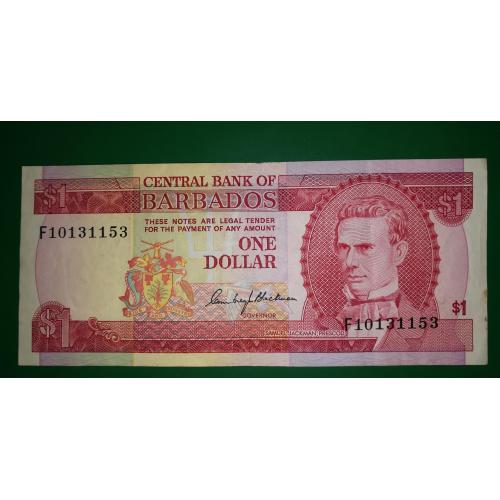 BARBADOS Барбадос 1 доллар 1973