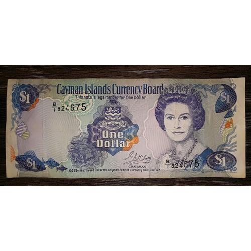 CAYMAN ISLANDS Каймани 1 долар 1996 1-й випуск В\1
