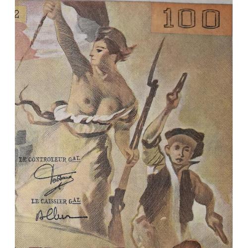 FRANCE Франція 100 франків 1989