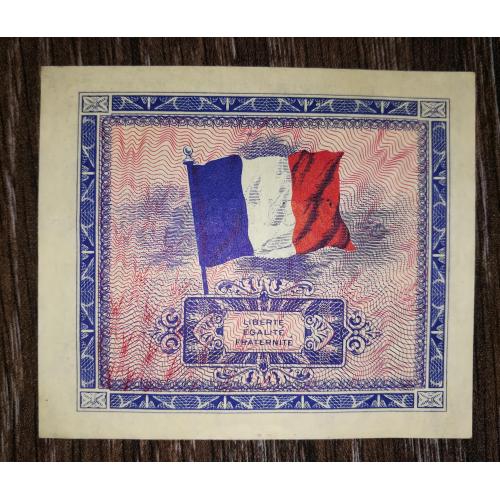 FRANCE Союзническая оккупация Франции 10 франков 1944 Сохран