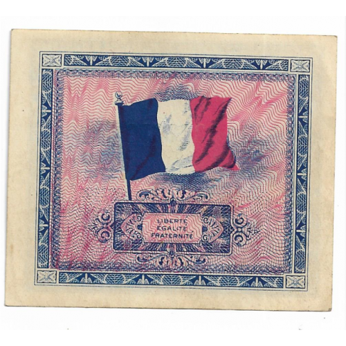 FRANCE Союзническая оккупация Франции 2 франка 1944 Сохран. 2-й выпуск!