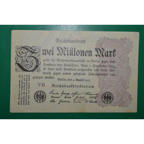 GERMANY Firmenzeichen Германия 2000000 марок 1923 ВЗ - G &amp; D в звездах