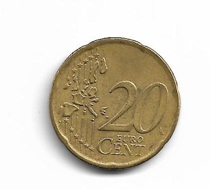 Греция 2002, 20 евроцентов