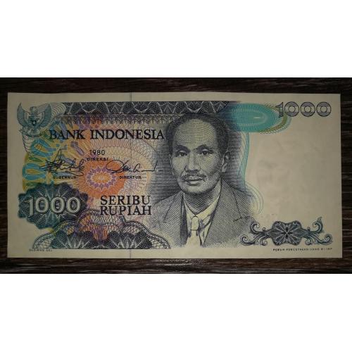 INDONESIA Индонезия 1000 рупий 1980