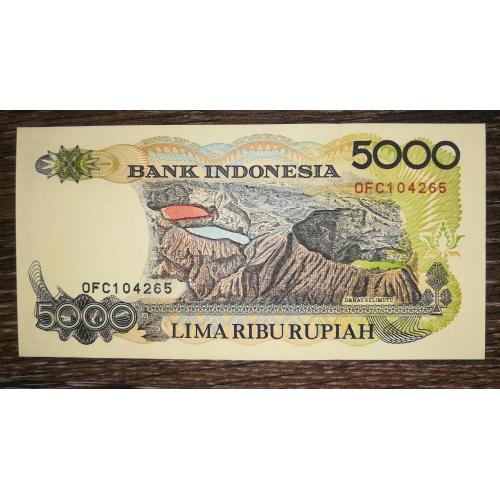 INDONESIA Індонезія 5000 рупій 1996 1992 UNC