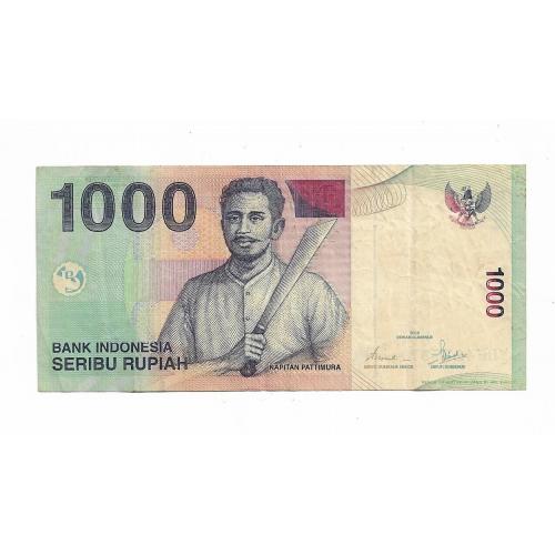 Индонезия 1000 рупий 2004 2000
