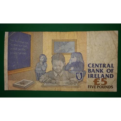 IRELAND Ирландия 5 фунтов 15 октября 1999 Подписи: O'Connaill, Mullarkey