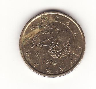 Испания 10 евроцентов 1999