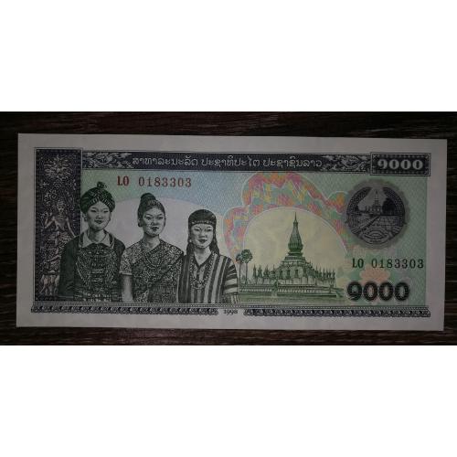 LAOS Лаос 1000 кіпів 1998 UNC ...33303