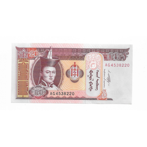 MONGOLIA Монголія 20 тугриків 2011 UNC