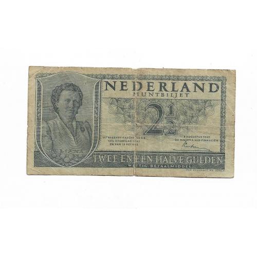 Нидерланды 2,5 гульдена 1949