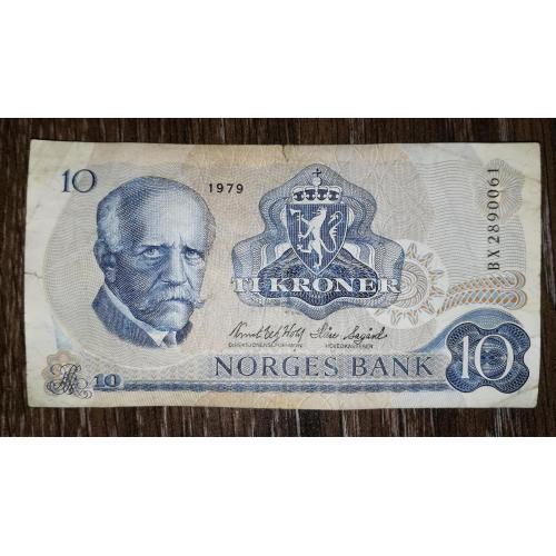 NORWAY Норвегия 10 крон 1979