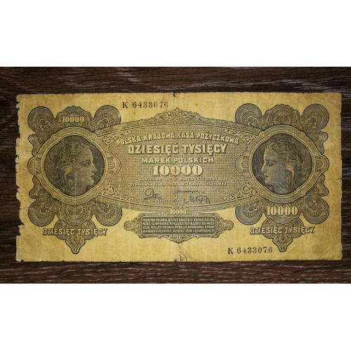 POLAND Польща 10000 марок 1922