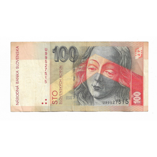 SLOVAKIA Словакия 100 крон 5 ноября 2004 