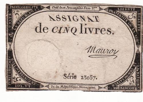 Старая Франция 5 ливров революция редкая 1793