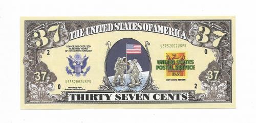 Сувенир 37 центов США 