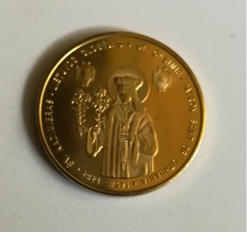 Hed-25  Литва Святой Казимир жетон 