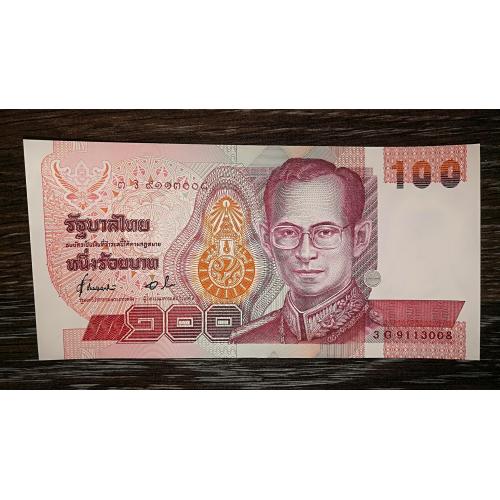 THAILAND 100 батів Таїланд 1994 Підпис тип 9. Стан